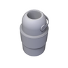 Diaper pail HEKA M Concrete