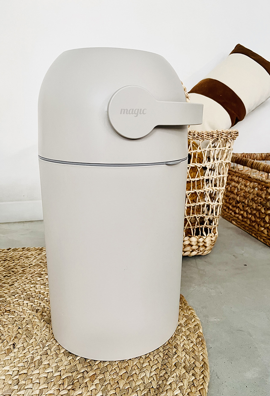 Diaper waste top basket